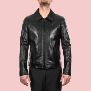 Italian Leather Jacket Mens