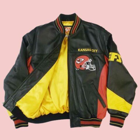 Kansas City Chiefs Leather Jacket - AirBorne Jacket