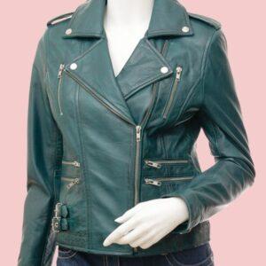 Lady Leather Motorcycle Jacket