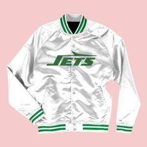 New York Jets Nfl Satin Jacket