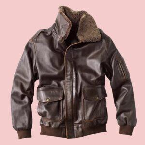 Orvis Spirit II Bomber Leather Jacket