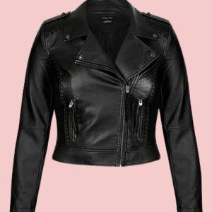 Plus Size Womens Leather Jacket