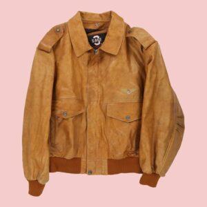 Vintage Leather Jacket Mens
