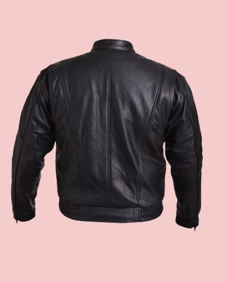 Winter Leather Jacket Mens - AirBorne Jacket