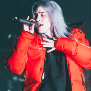 Billie Eilish Red Coat