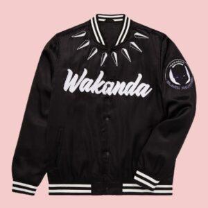 Black Panther Wakanda Satin Jacket