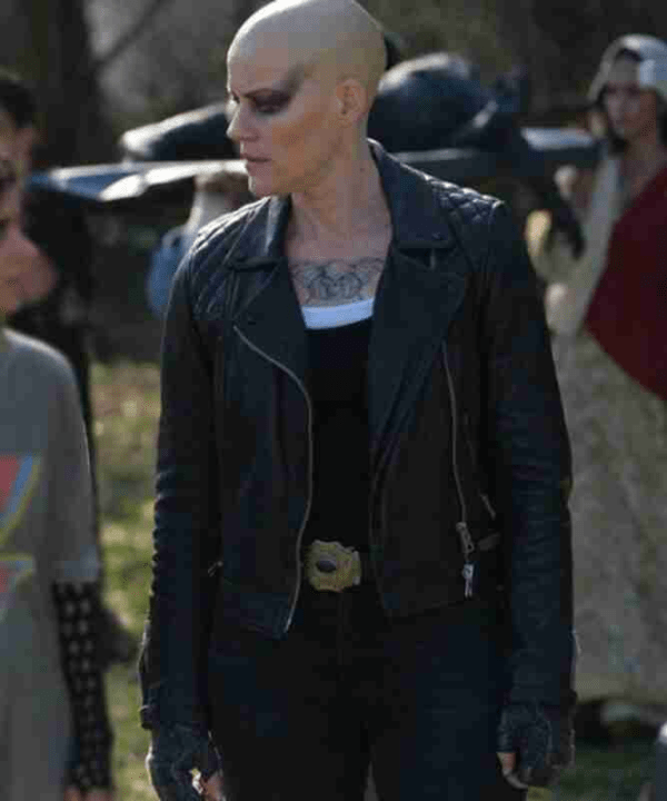 Stephanie Czajkowski TV Series Doom Patrol S02 Hammerhead Leather Jacket - Image 2