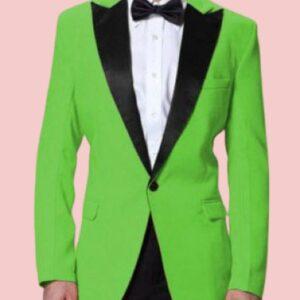 Neon Green Tux Coat