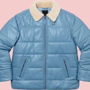 Puffy Leather Jacket
