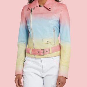 Rainbow Leather Jacket