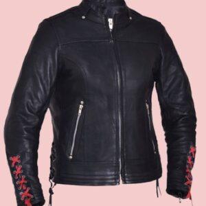 Rose Leather Jacket