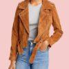 Blanknyc Brown Suede Leather Moto Jacket - Image 2