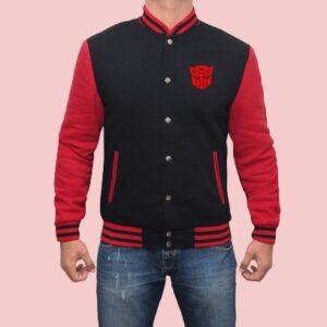 Transformers Knight Logo Varsity Jacket