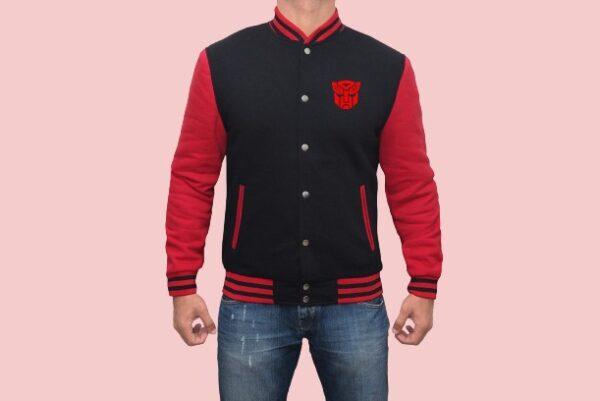 Transformers Knight Logo Varsity Jacket