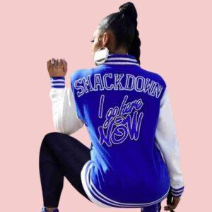 Bianca Belair Blue Jacket