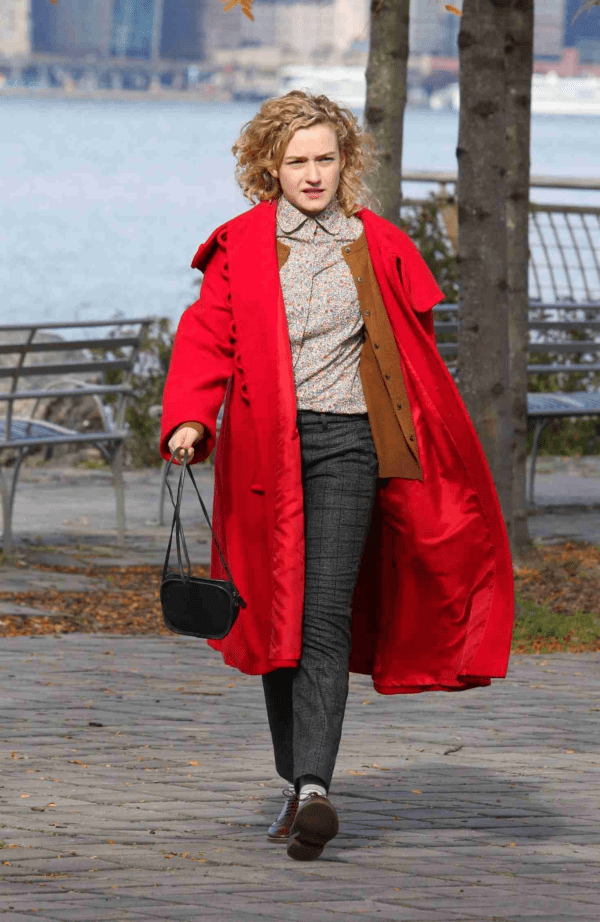 Julia Garners Modern Love Coat