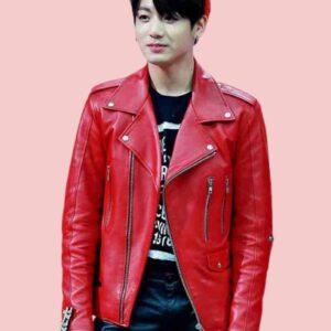 Jungkook Leather Jacket