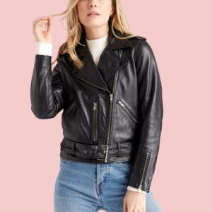 Super Biker Chic Leather Jacket