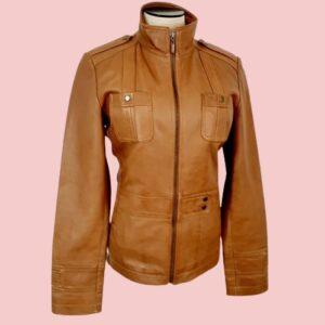 Kenneth Cole Leather Jacket Womens