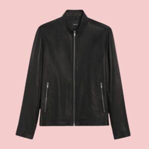 Theory Leather Jacket Mens