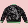 Soccer Club Austin FC Full-Snap Lightweight Black Satin Jacket - Image 2