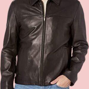 Cole Haan Lambskin Leather Jacket