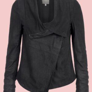 Drape Leather Jacket