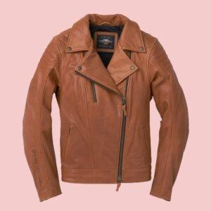 Harley Davidson Brown Leather Jacket