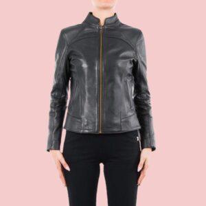 Lambskin Leather Jacket Women's