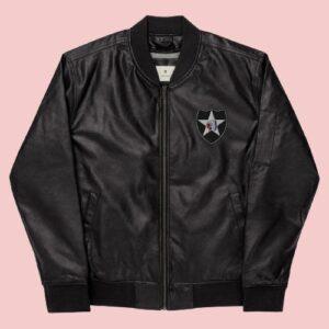 Leather Military Jacket