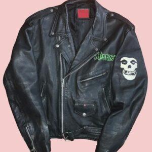 Misfits Black Leather Jacket