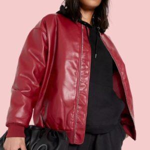 Oversized Leather Jacket Women