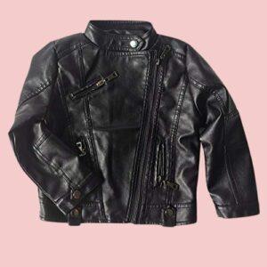 Toddler Girl Leather Jacket