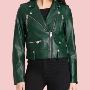 Women Biker Leather Jacket