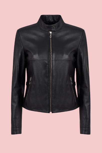 Womens Petite Leather Jacket - AirBorne Jacket