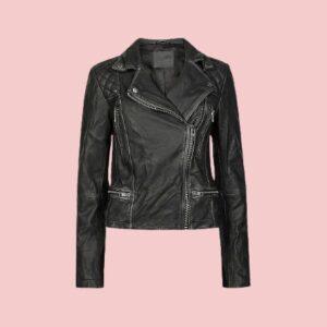 All Saints Black Leather Jacket