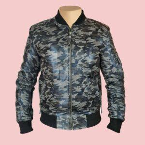 Camo Leather Jacket