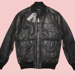 Diesel Leather Jacket Mens