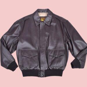 Leather Bombers Jacket For Men