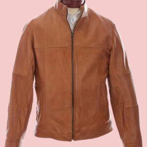 Light Brown Leather Jacket Mens