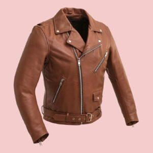 Lightweight Leather Motorcycle Jacket