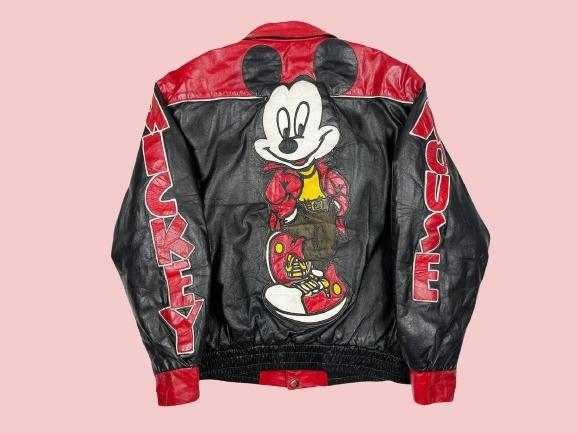 Mickey Mouse Leather Jacket - AirBorne Jacket