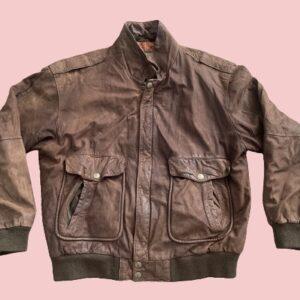 Structure Leather Jacket