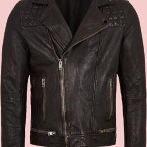 All Saints Conroy Leather Jacket