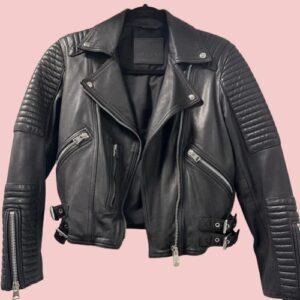 Allsaints Estella Leather Biker Jacket