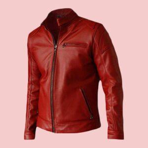 Biker Style Leather Jacket