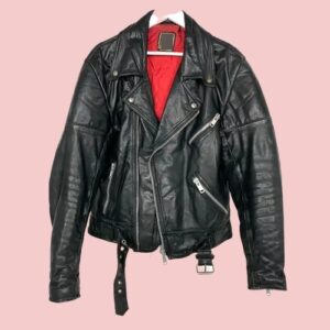 Leather Jacket Red Lining