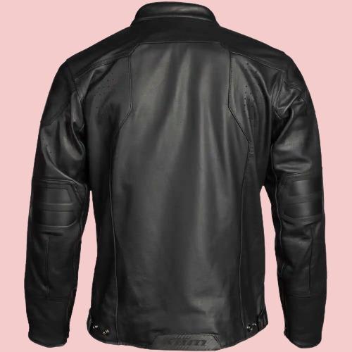 Perforated Leather Motorcycle Jacket - AirBorne Jacket