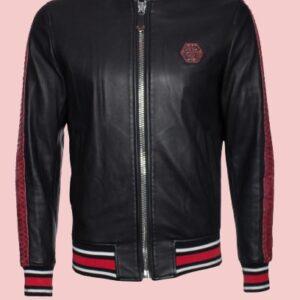 Philipp Plein Reginald Leather Jacket