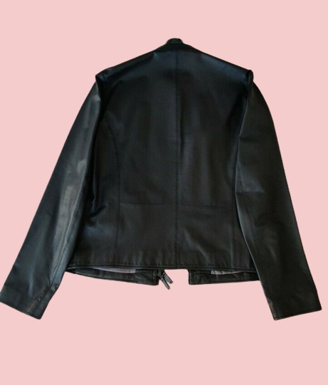 A Collezioni Black Leather Jacket - AirBorne Jacket